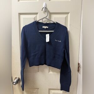 💙 L.A. Hearts V Neck Sweater